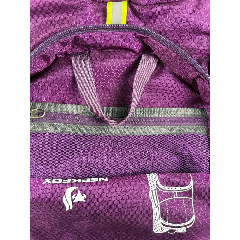 Neekfox Field Operation 35L Backpack Purple Lightweight Packable Hiking Daypack